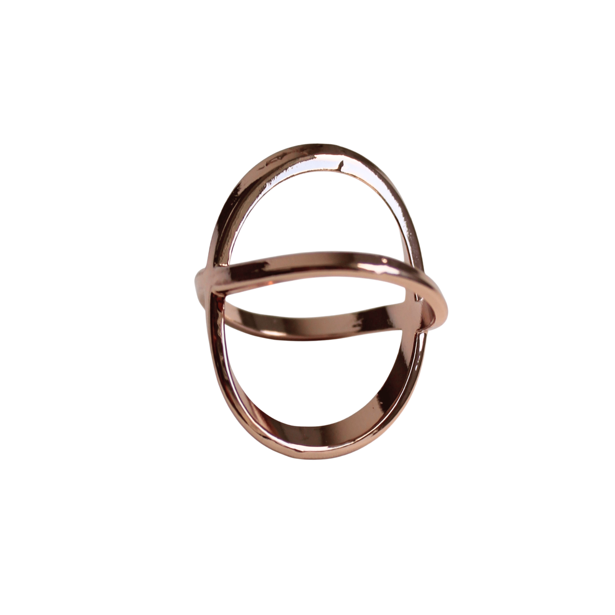 Elegante X-förmige Tuch-Brosche – Bild 3