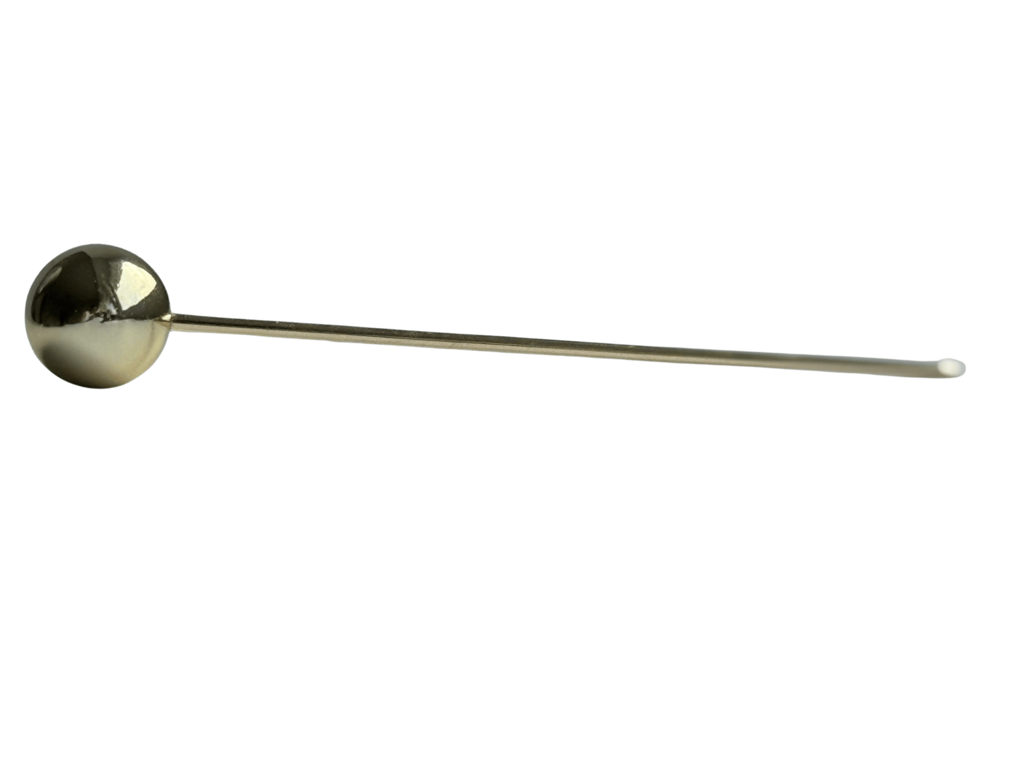 Goldfarbene Haarnadel in Kugelform – Bild 2