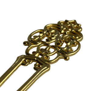 Goldfarbene Haarnadel im asiatischen Stil – Eleganz