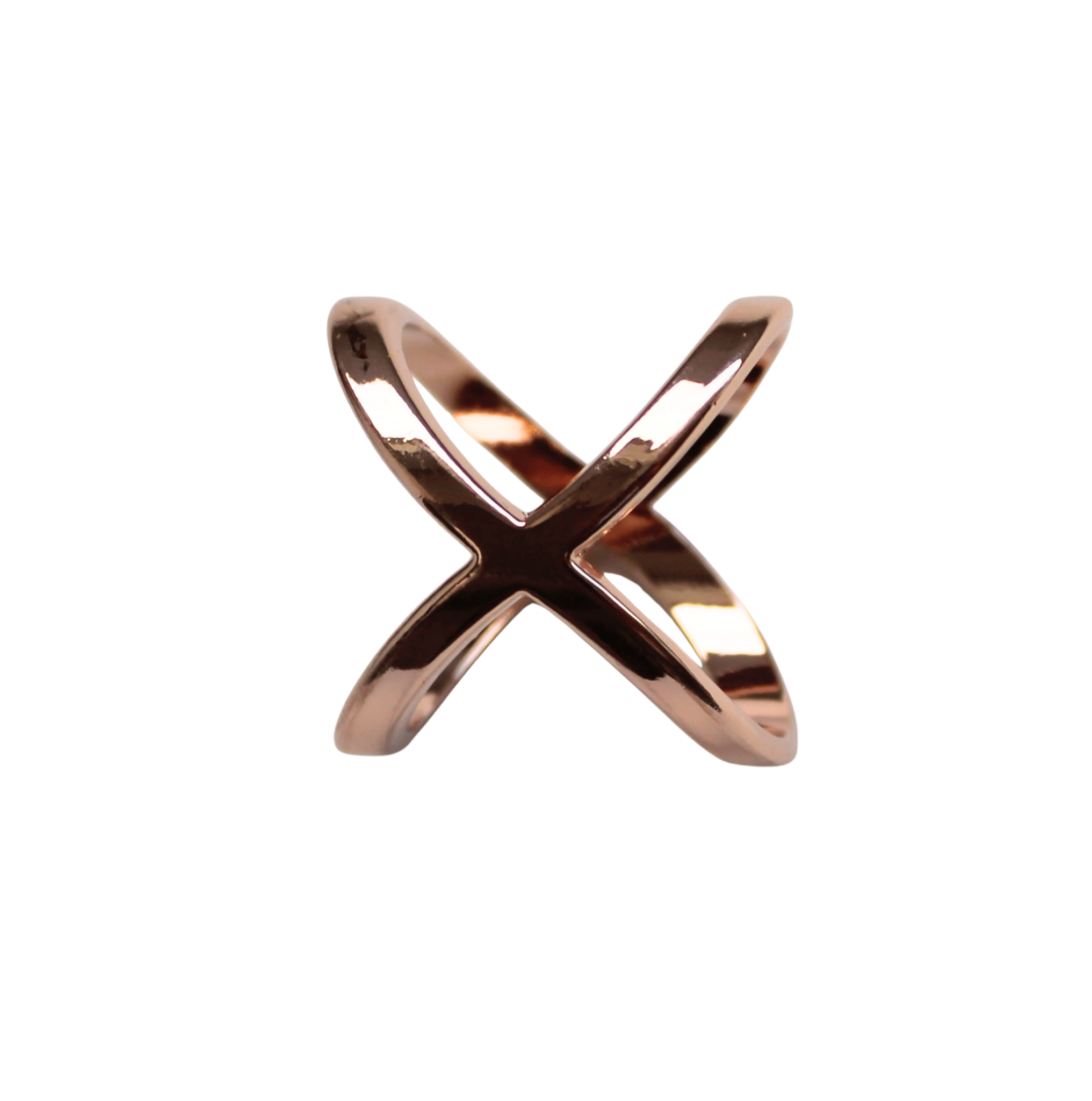 Elegante X-förmige Tuch-Brosche – Bild 4