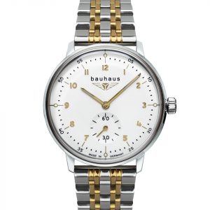 bauhaus Damenuhr Quarz mit kleiner Sekunde