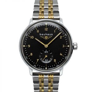 bauhaus Damenuhr Quarz mit kleiner Sekunde