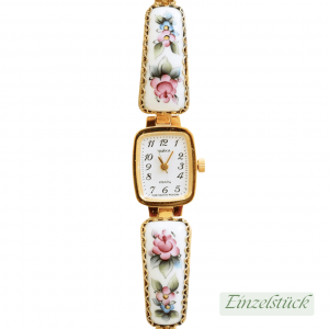 Damenuhr mit floralen Details – Stilvoll & feminin