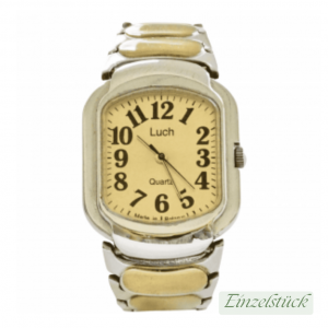 Vintage Bicolor Damenuhr – Gold und Silber stilvoll vereint