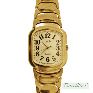 Vintage Damenuhr in Gold – Schlicht, stilvoll, markant