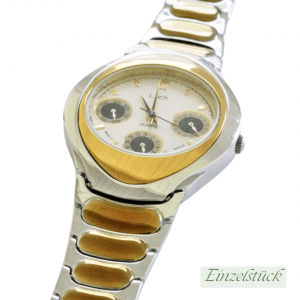 Elegante Bicolor-Damenuhr – Stilvoll, zeitlos, einzigartig