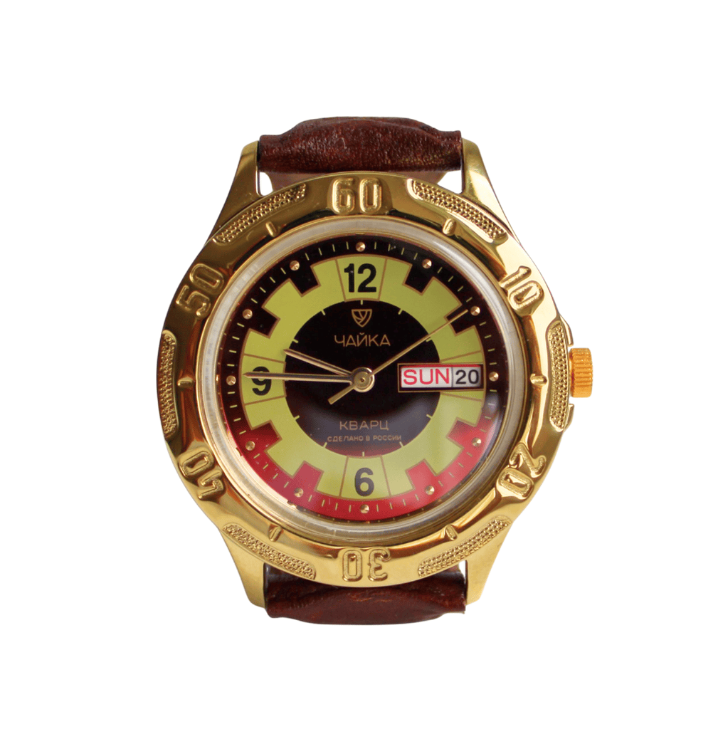 Ausdrucksstarke Herren-Armbanduhr in Bordeaux-Rot – Ein echtes Unikat – Bild 3