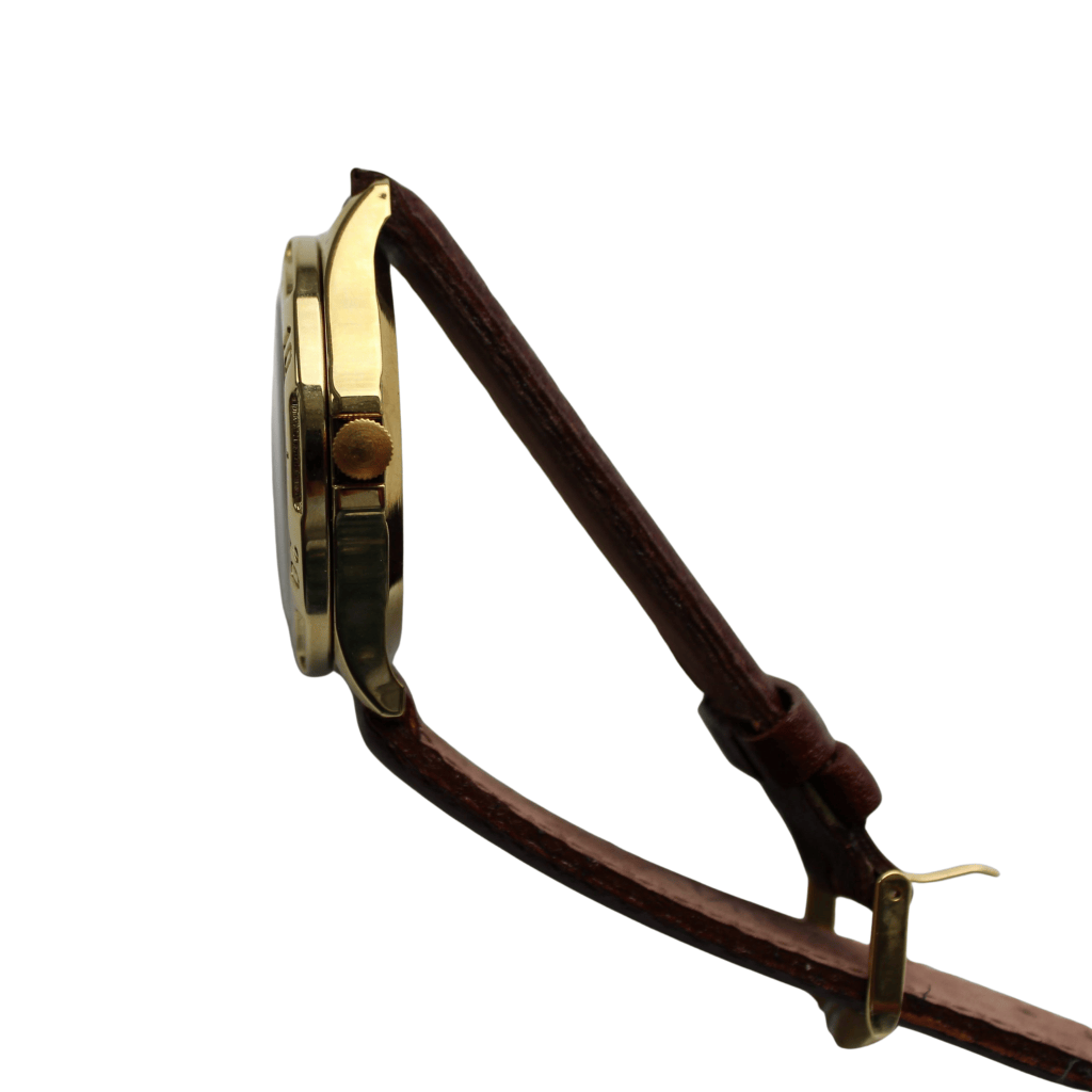 Ausdrucksstarke Herren-Armbanduhr in Bordeaux-Rot – Ein echtes Unikat – Bild 2