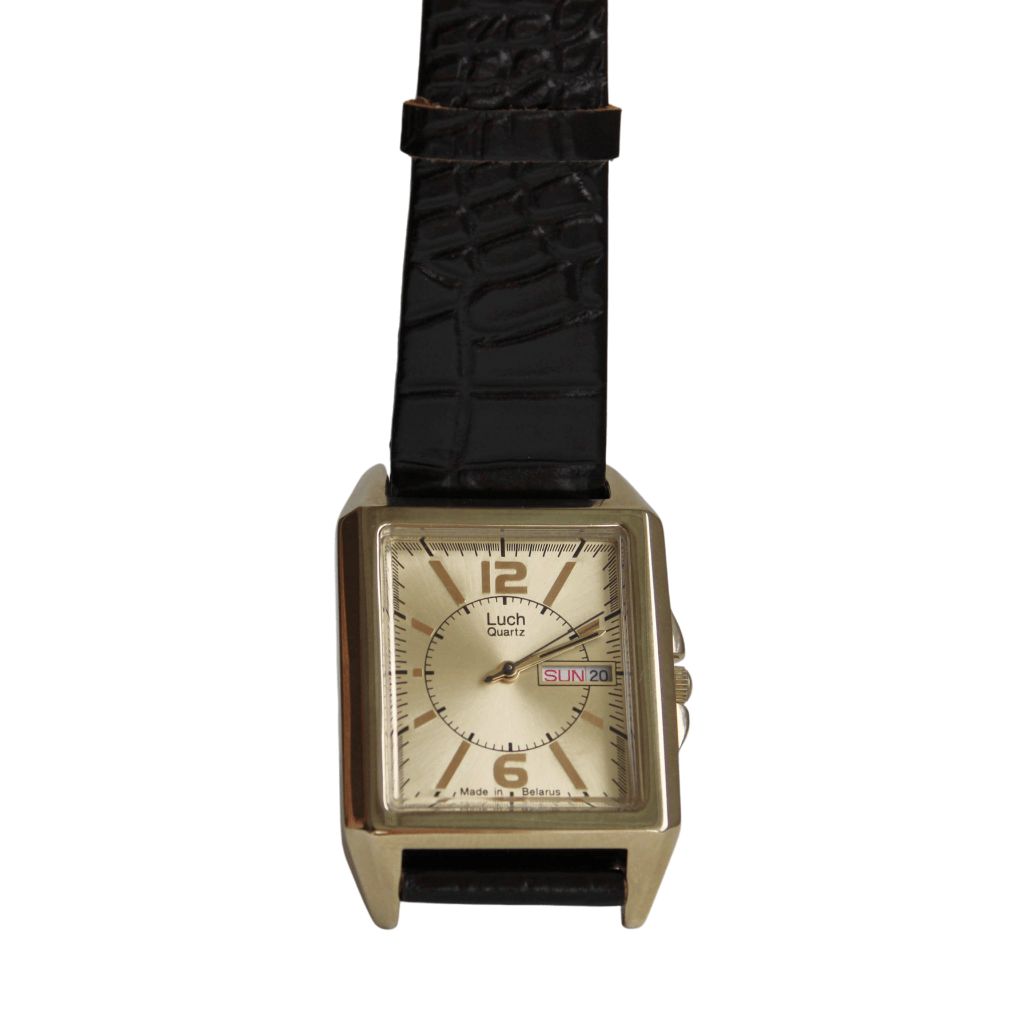 Elegante Herren-Armbanduhr mit rechteckigem Gehäuse – Minimalistisches Design – Bild 2