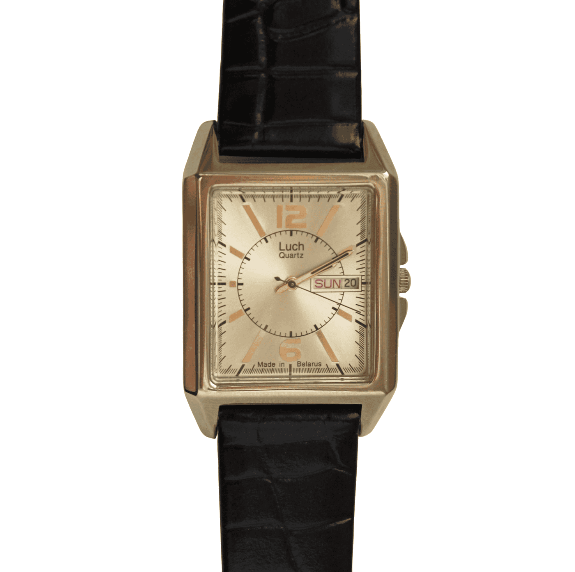 Elegante Herren-Armbanduhr mit rechteckigem Gehäuse – Minimalistisches Design