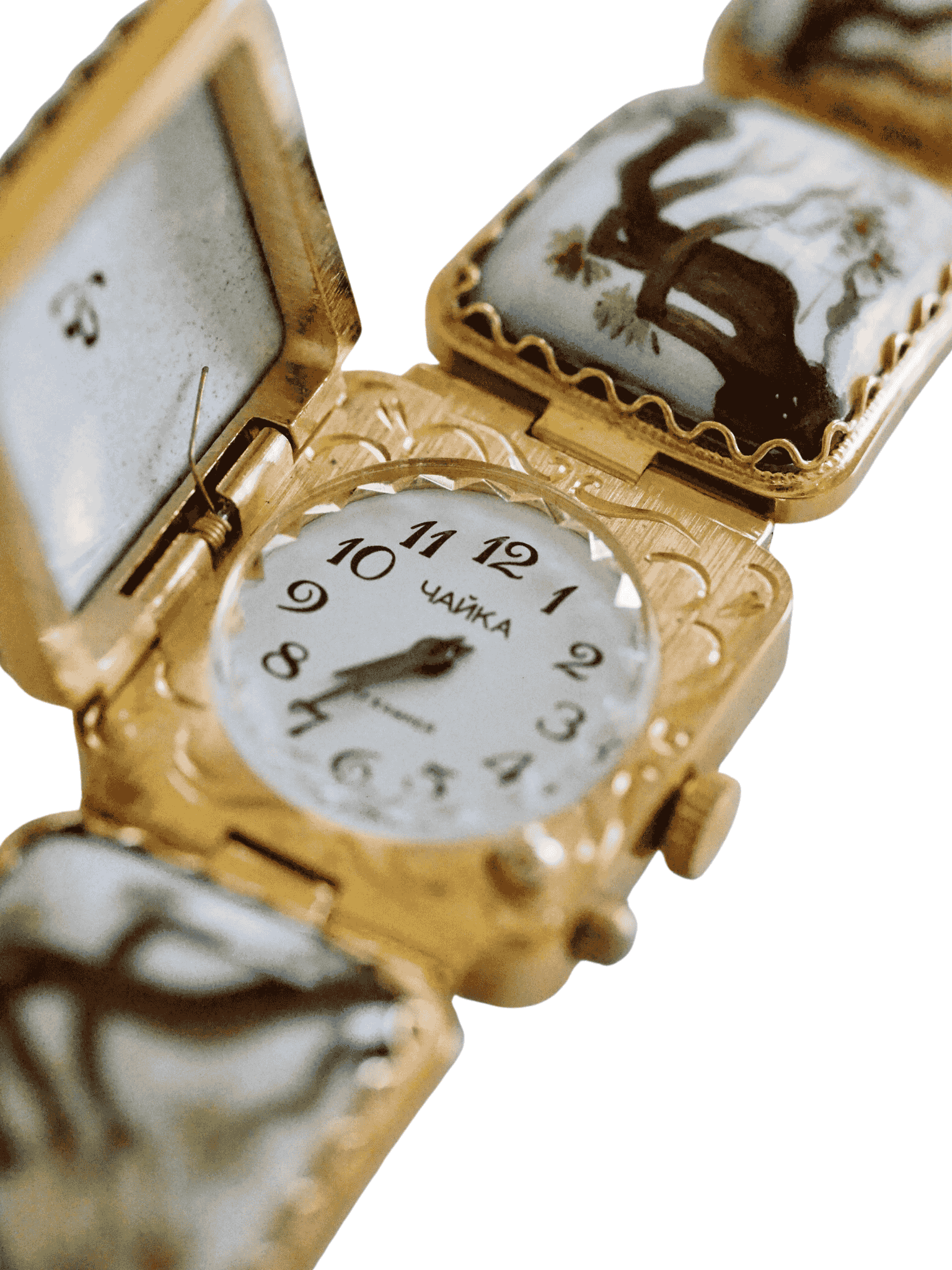 Exklusive Armbanduhr mit Schmuckelementen – Bild 2