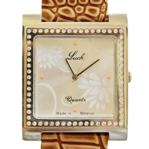 Minimalistische Damenuhr in Gold