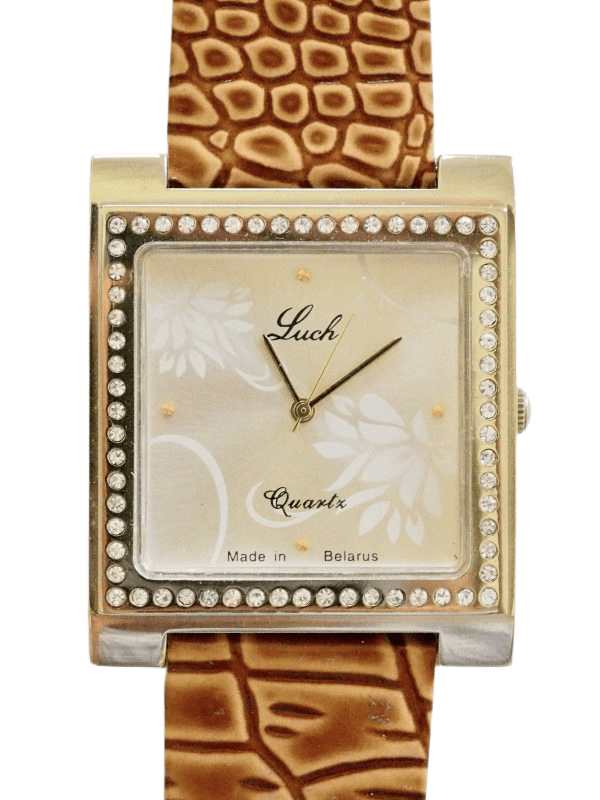 Minimalistische Damenuhr in Gold