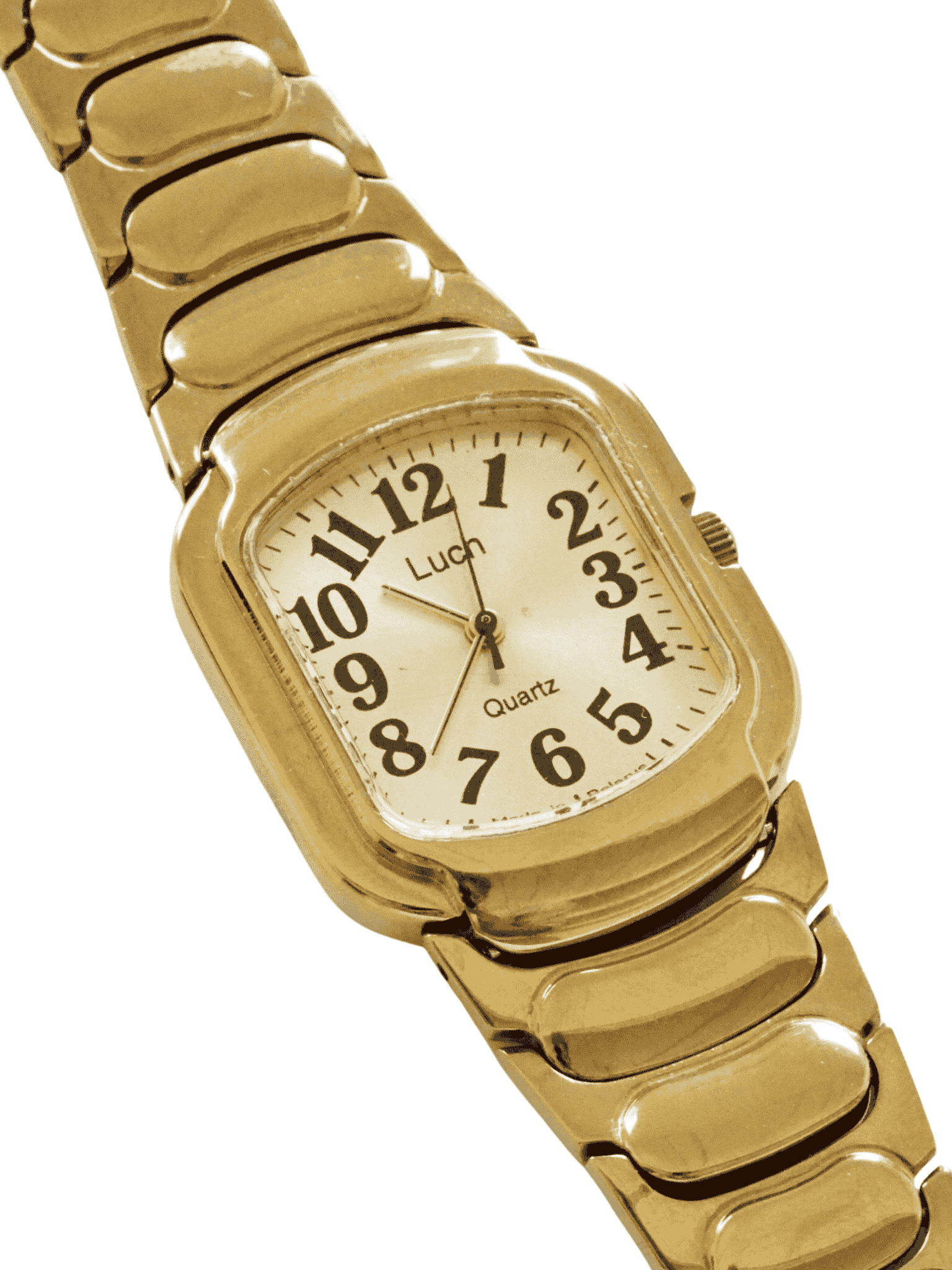 Vintage Damenuhr in Gold – Schlicht, stilvoll, markant – Bild 3