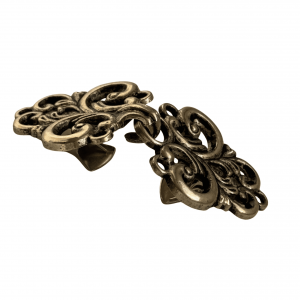 3er Set Vintage Cardigan- & Schal-Clips – Goldfarben