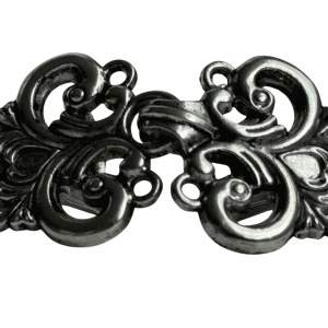 3er Set Vintage Cardigan- & Schal-Clips – Silberfarben