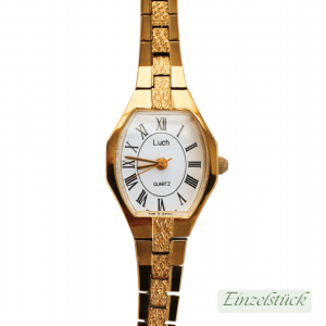 Goldfarbene Armbanduhr – Zeitlose Schönheit in edlem Design