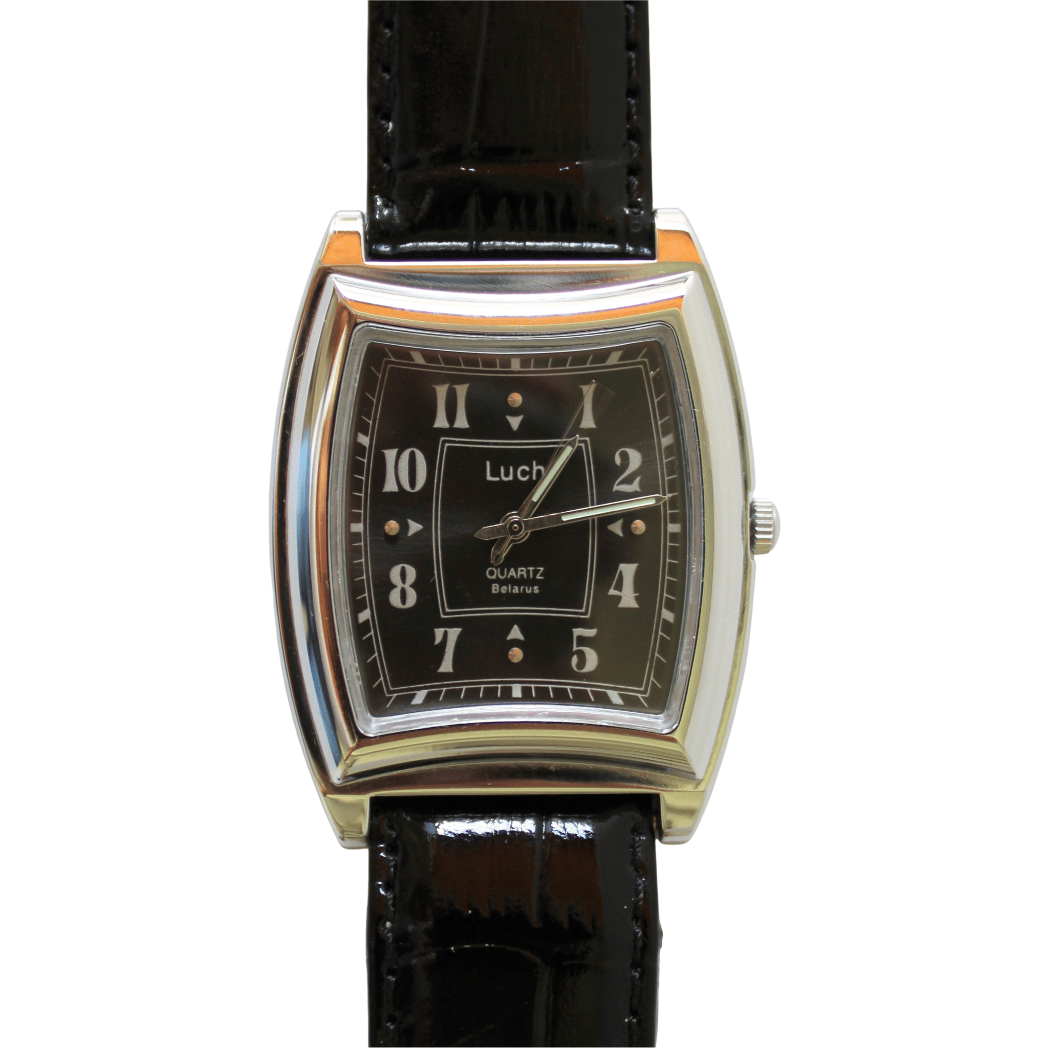 Herrenarmbanduhr – Schwarze Raffinesse mit markantem Gehäuse