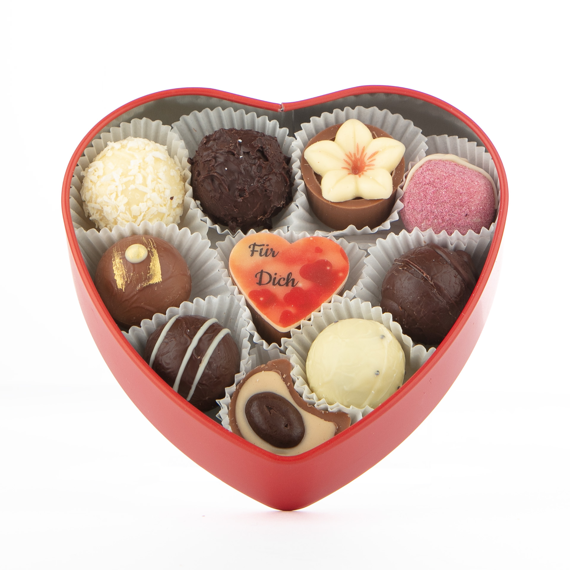 Pralinen-Herzdose 10er (o. A.)