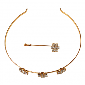 Brautschmuck-Set mit Strasssteinen