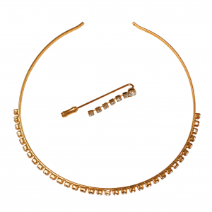 Brautschmuck-Set mit kleinen Strasssteinen