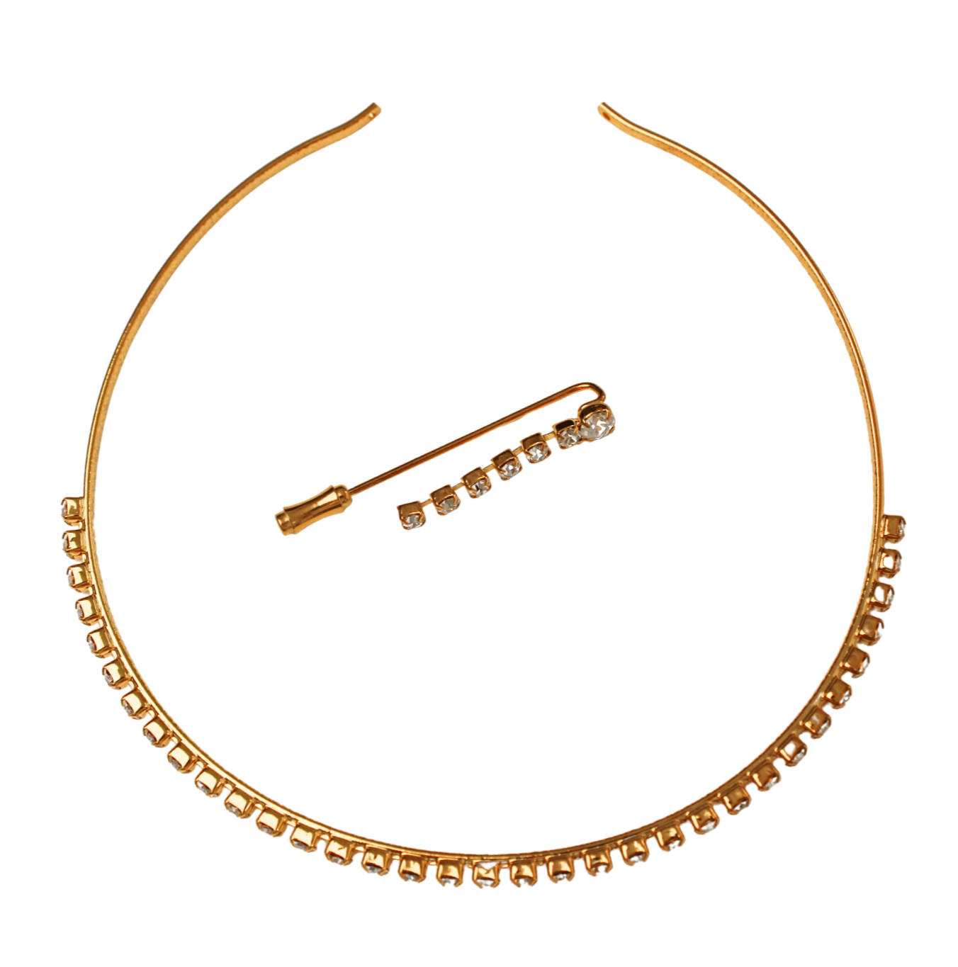 Brautschmuck-Set mit kleinen Strasssteinen