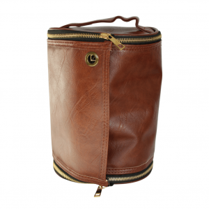 Reise-Kulturbeutel mit Lederoptik