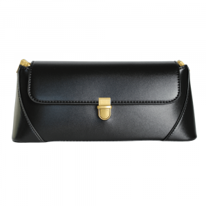 Schulter-Baguette-Tasche – Schwarz