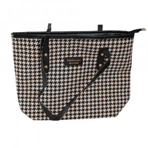 Große Umhängetasche - Schwarzweiß