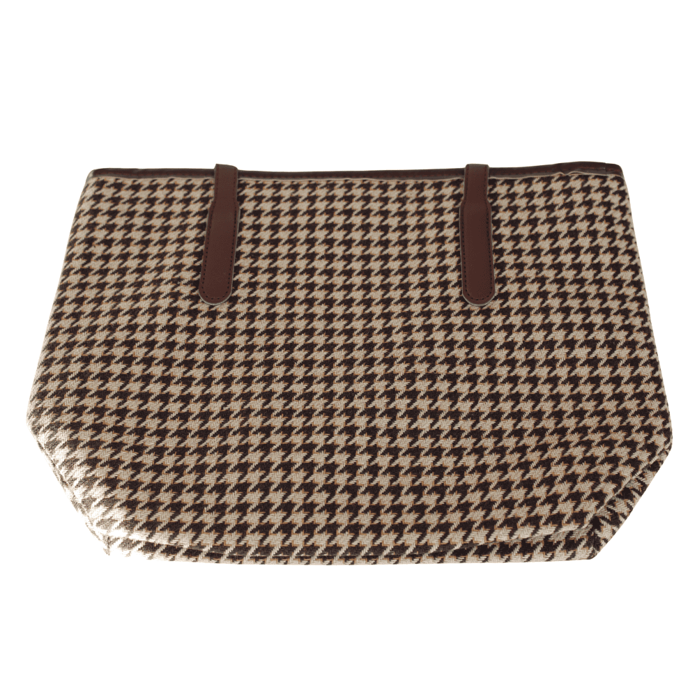 Große Umhängetasche - Braunweiß – Bild 2