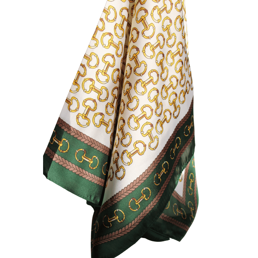 Schal aus Leichtstoff – Grün