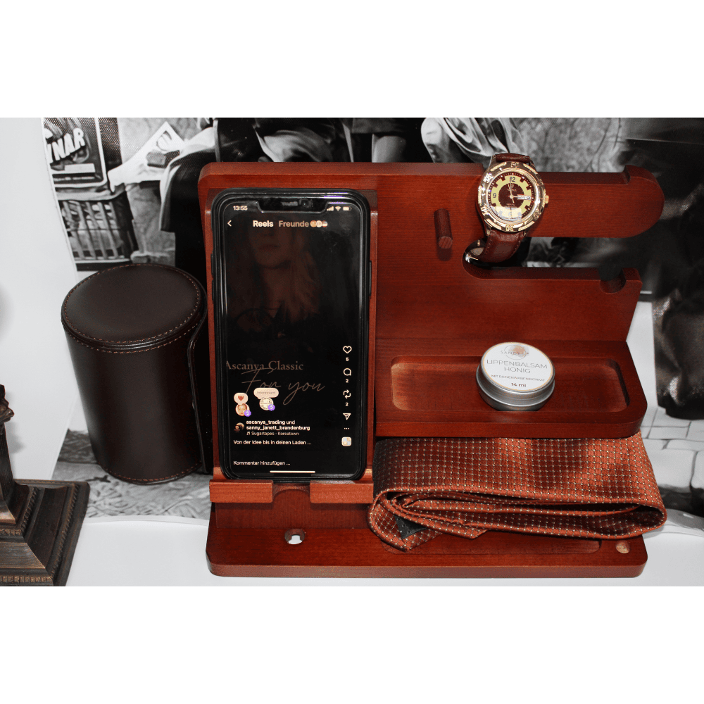 Holz-Dockingstation für Herren – Bild 3