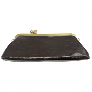 Elegante Baguette Damen Handtasche Clip Verschluss