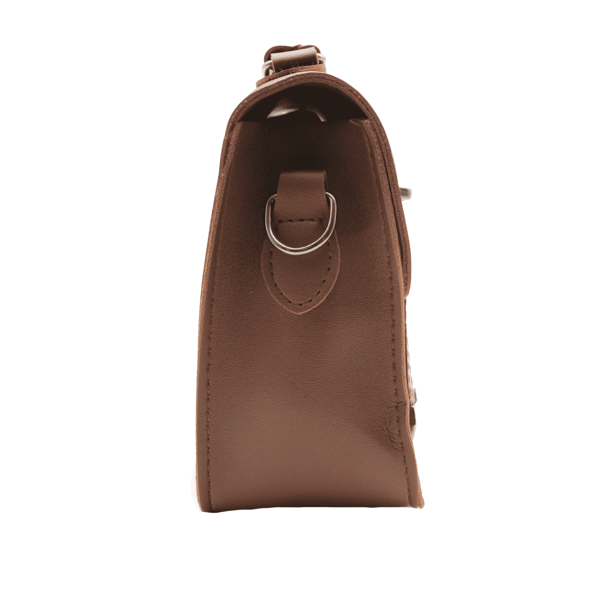 Mini Damen Handtasche Braun – Kompakte Vintage Schultertasche – Bild 2