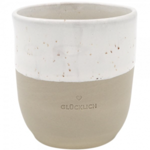 Eulenschnitt Becher Glücklich