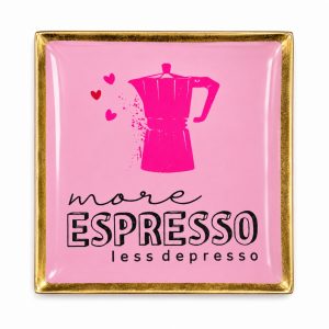 Gift Company - Glasteller more Espresso Gr.S