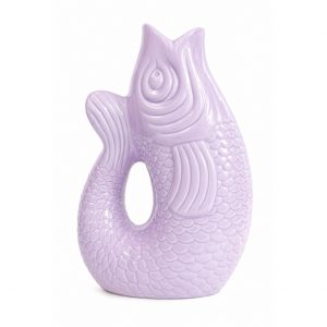 Gift Company Vase/Karaffe Monsieur Carafon Fisch Lavender