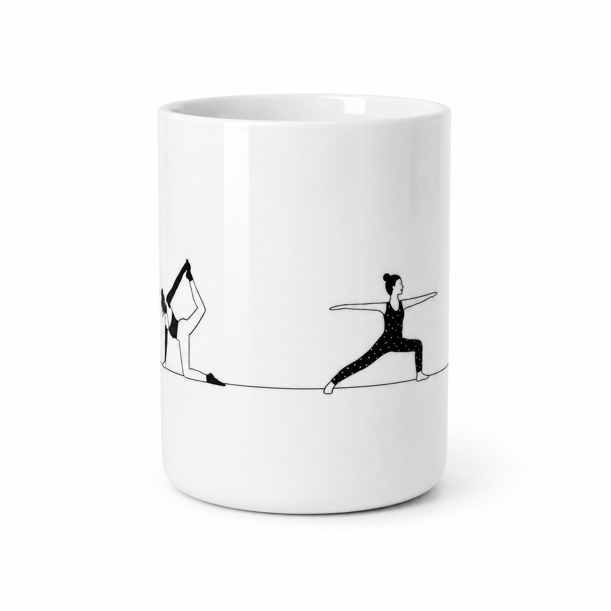 Geschenktasse Yoga – Räder – Bild 2