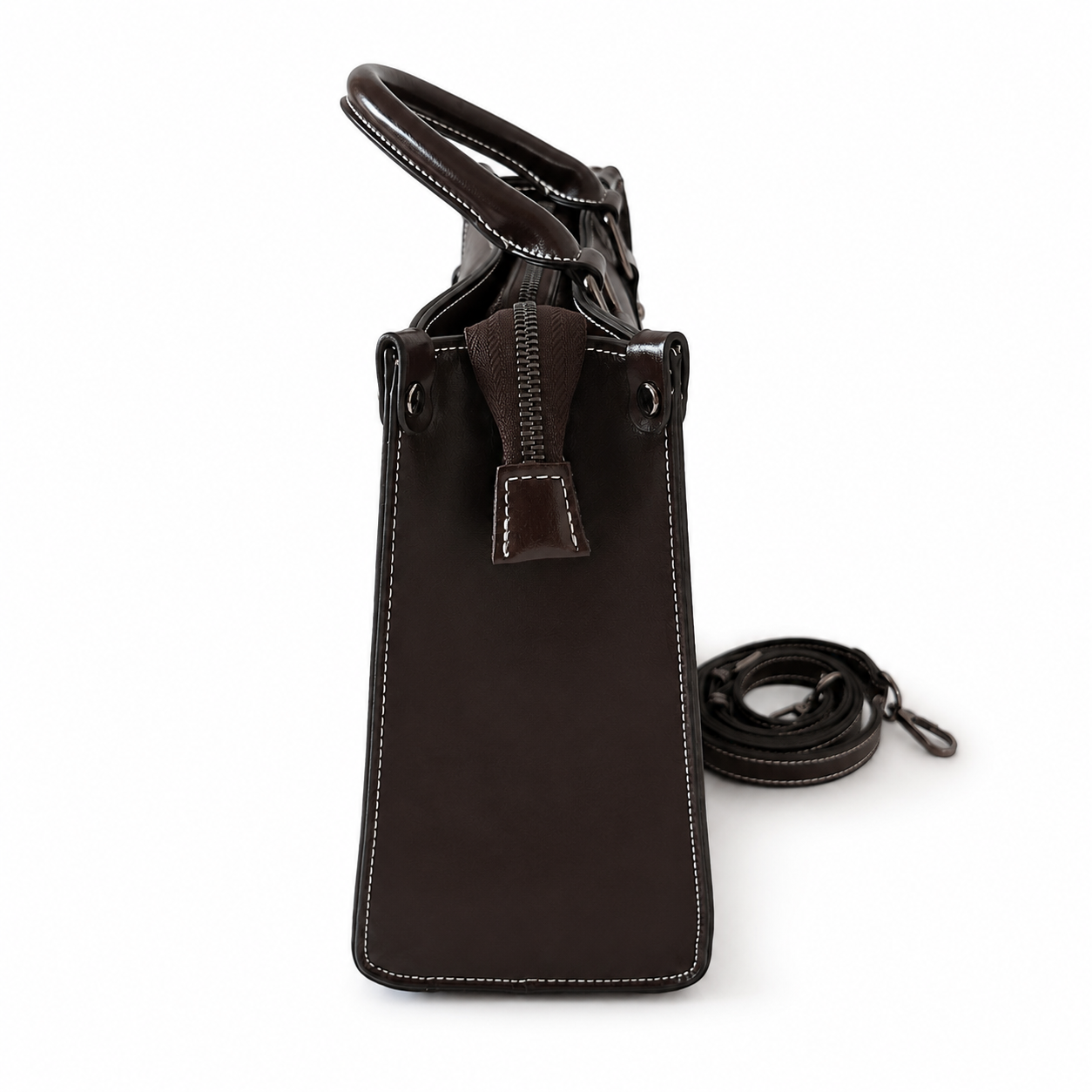 Vintage Business-Handtasche „Coffee“ – Bild 4